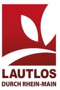Das ist unser Firmenlogo mit unserem Slogan "lautlos durch rhein main"